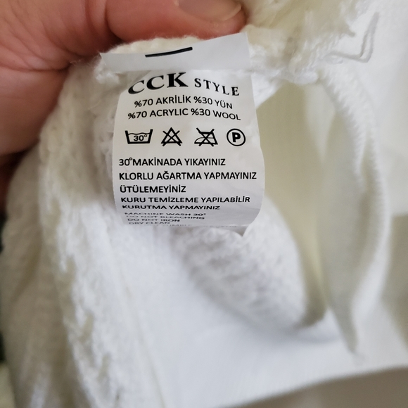 CCK STYLE Wool Blend Open Cardigan WOMEN'S 3X Pockets Drop shoulder sleeve - Picture 3 of 7